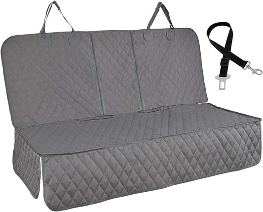 Honest Bench Dog Car Seat Covers with Side Flap,Dog Seat Cover for Cars, Trucks, and Suv'S - Waterproof & Nonslip Pet Seat Cover for Backseat